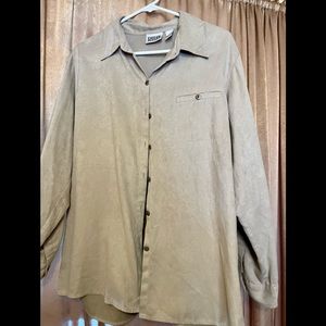 Chico’s Soft Suede like shirt